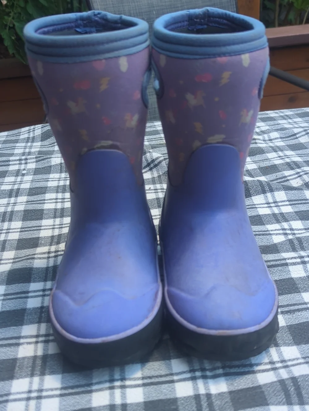 Kids Bogs Purple Rain Boots